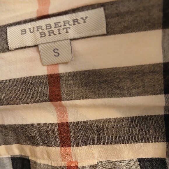 Authentic Burberry Brit Plaid Shirt - Picture 6 of 9
